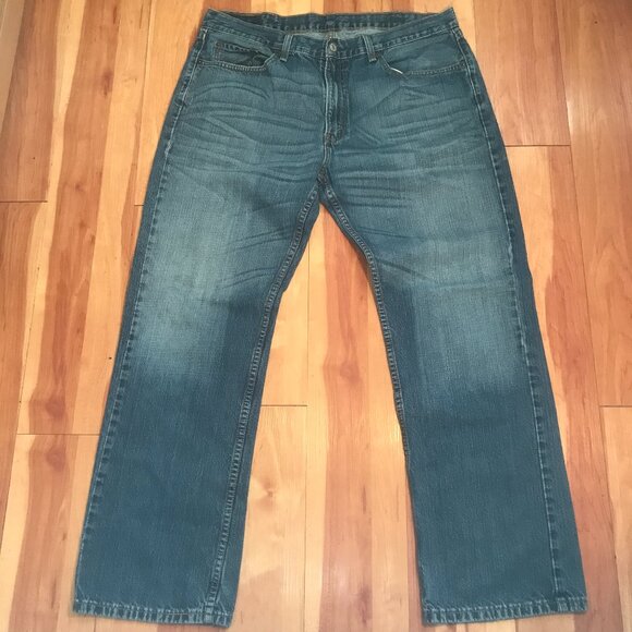 Levi's 559 Blue Jeans Relaxed Straight 38x32 - Picture 1 of 11